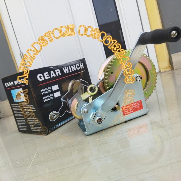 HAND WINCH KATROL MANUAL TANGAN /MESIN DEREK TANGAN MANUAL 1000 LBS