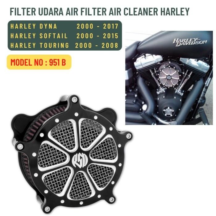 air filter UDARA HARLEY DYNA TOURING SOFTAIL model 951 B