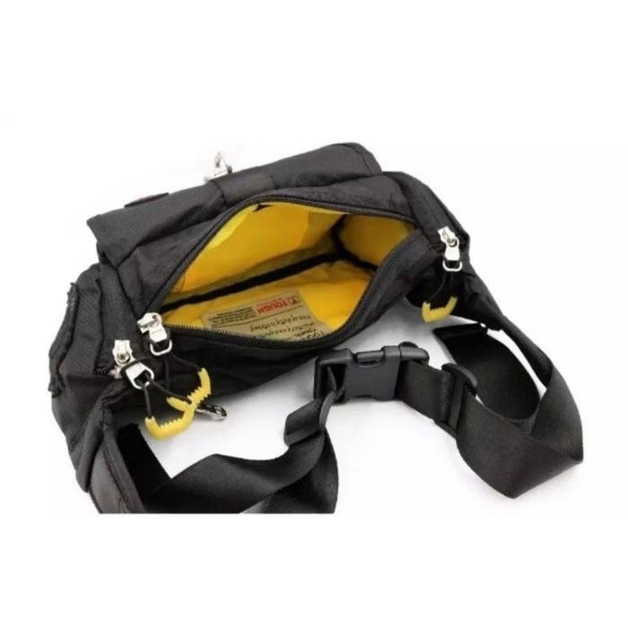 Sale Tas Pinggang Pria/Wanita Tough Warrior Army 5598 Import Hitam Terlariss 