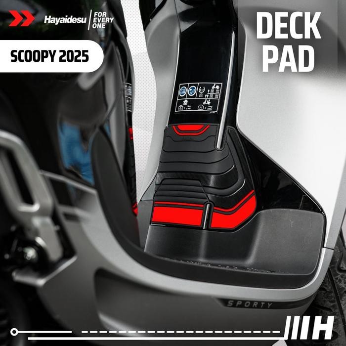 Hayaidesu Scoopy 2025 Body Protector DECK PAD Cover