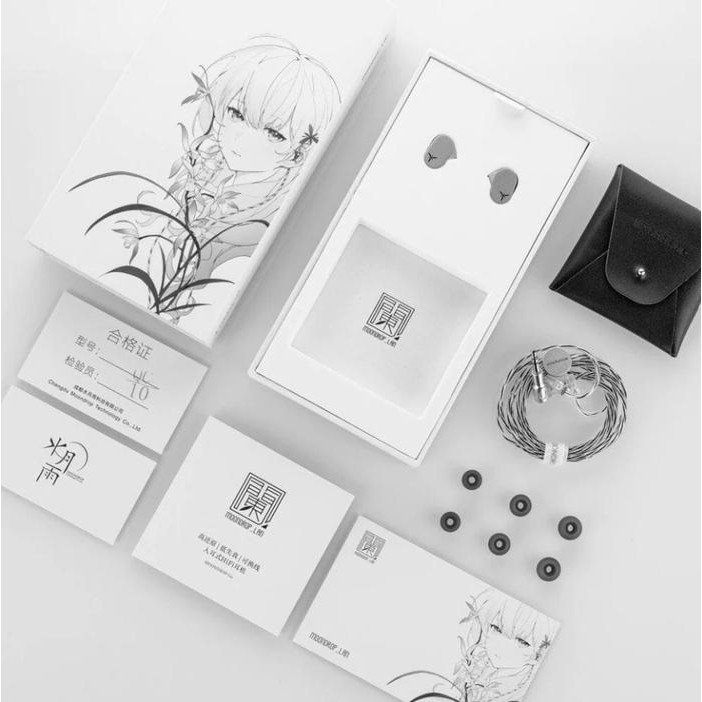 Moondrop LAN Earphone IEM Interchangeable Cable (New Chu Quarks Aria)
