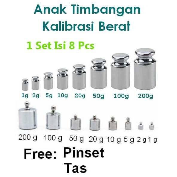 Anak Timbangan - Kalibrasi Gram - Bandul Timbangan