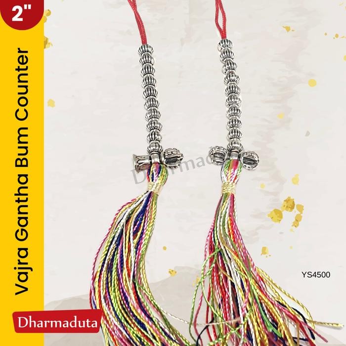 monggo] Bum Japamala Counter Vajra Bell Alat Ritual Buddha Tantrayana Tibet