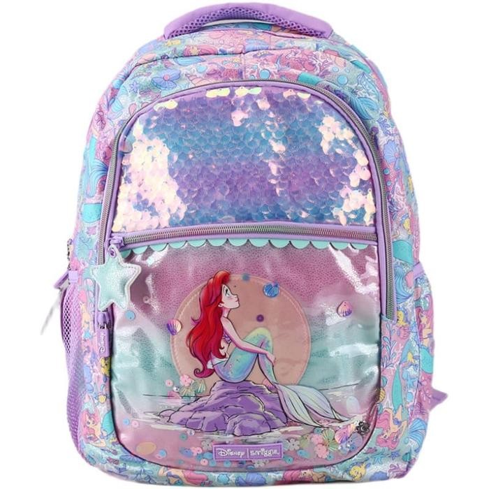 Tas Smiggle Backpack Disney Ariel Mermaid