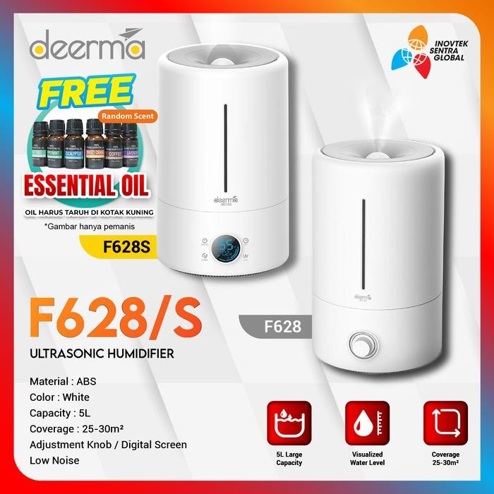 ORI Deerma DEM F628 / F628S 5L Air Humidifier - Pelembab Udara