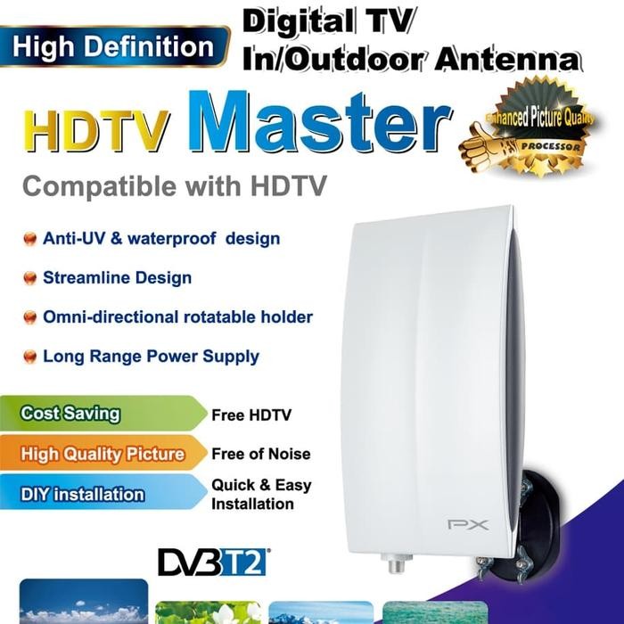 PX ANTENA DA 5200 - PX INDOOR OUTDOOR ANTENA TV DIGITAL DA5200