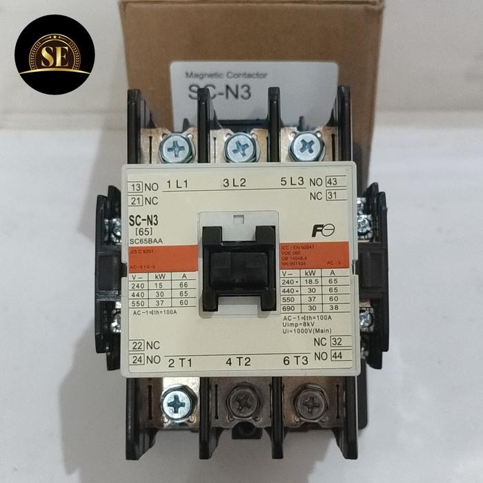 Paling Berkualitas Magnetic Contactor Fuji Sc-N3 Kontaktor Fuji Scn3 Scn-3 Terlariss 