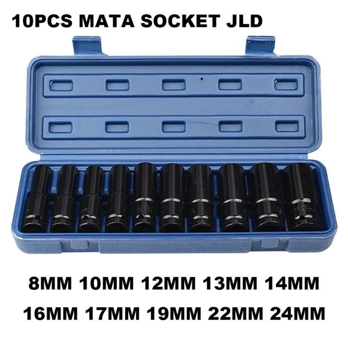 JLD TOOLS KUNCI PAS LENGKAP LISTRIK ANTI KARAT 10PCS KOMPLIT BUAT MESIN IMPEK