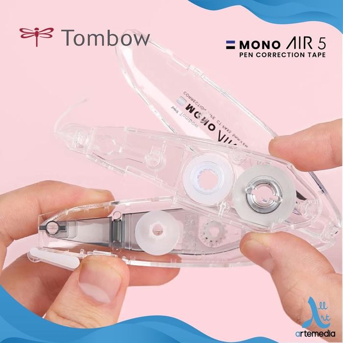 Tombow Correction Tape Mono Air Pen Type Refillable Tip Ex Kertas