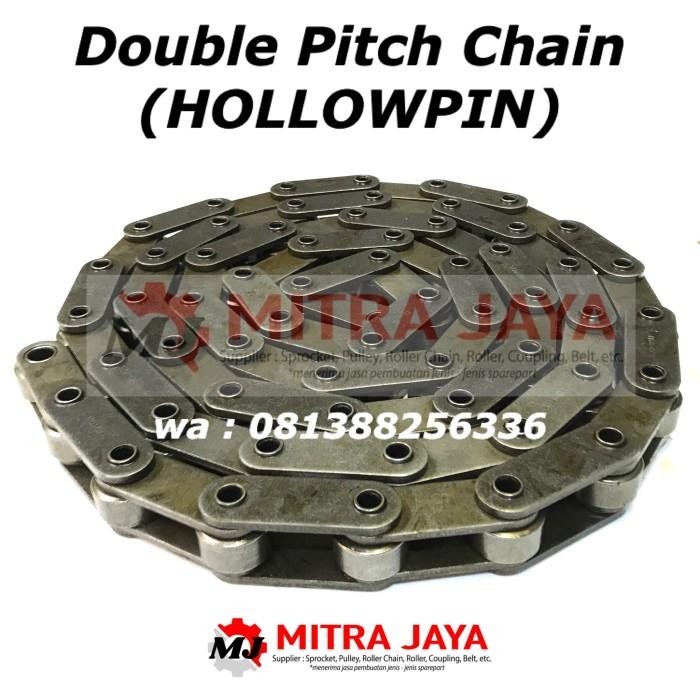 Gercep Rantai C2062 Hp Hollowpin Double Pitch Chain C 2062 Conveyor Terlariss 