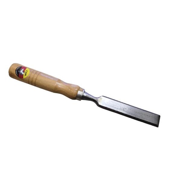 Pahat Kayu Gagang Kayu 3/4" Inch GLX Wolf / Tatah Ukir Cungkil Kayu Carving Knife 19 Mm GROSIR SBJ