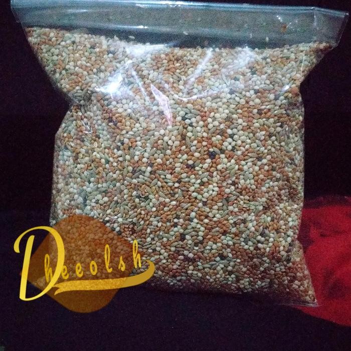 Milet Campur Kd 2 Makanan Pakan Burung Love Bird Kenari - 1 Kg Promo 