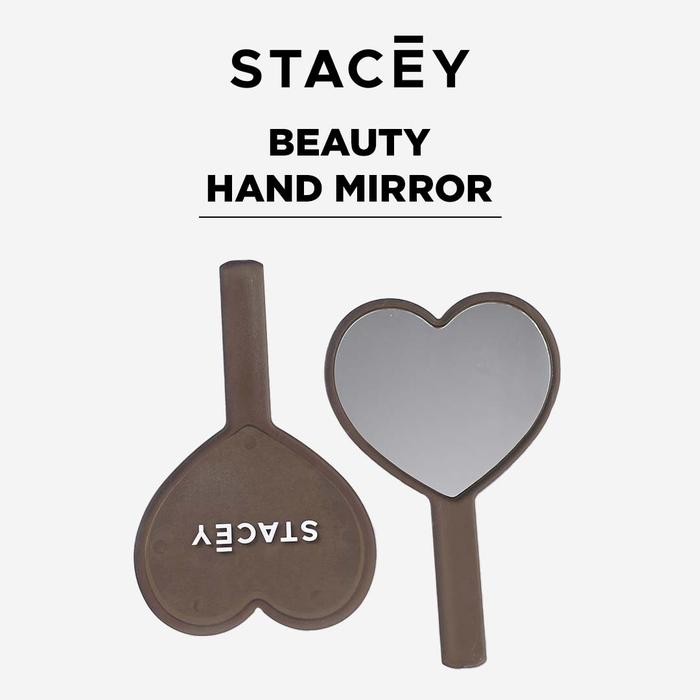 t5wh- Stacey Beauty Hand Mirror - Kaca Cermin Makeup