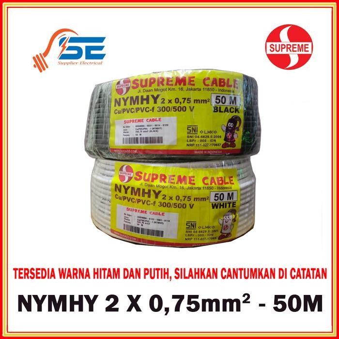 Kabel Supreme 2X0,75Mm 50Meter /Kabel Supreme Nymhy 2X0,75 50Moriginal
