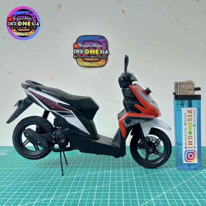 Diecast Miniatur Motor HONDA BEAT 110 skala 1:12