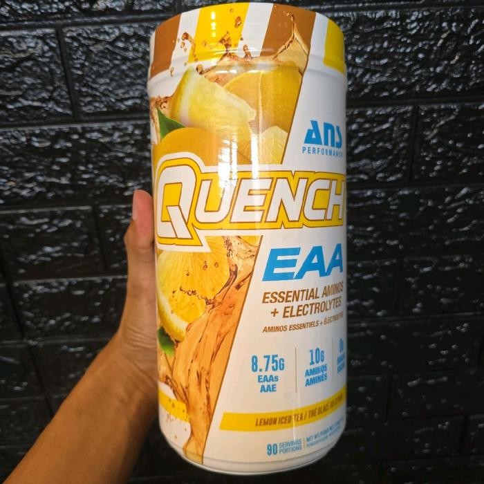 ORIGINAL  Suplemen Fitness ANS Quench EAA 90 serving BCAA Powder