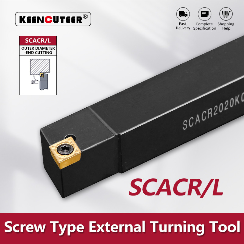 SCACR0808 SCACR1010 SCACR1212 SCACR1616 SCACR2020 External Turning Tool SCACR SCACL  Lathe Bar Turni