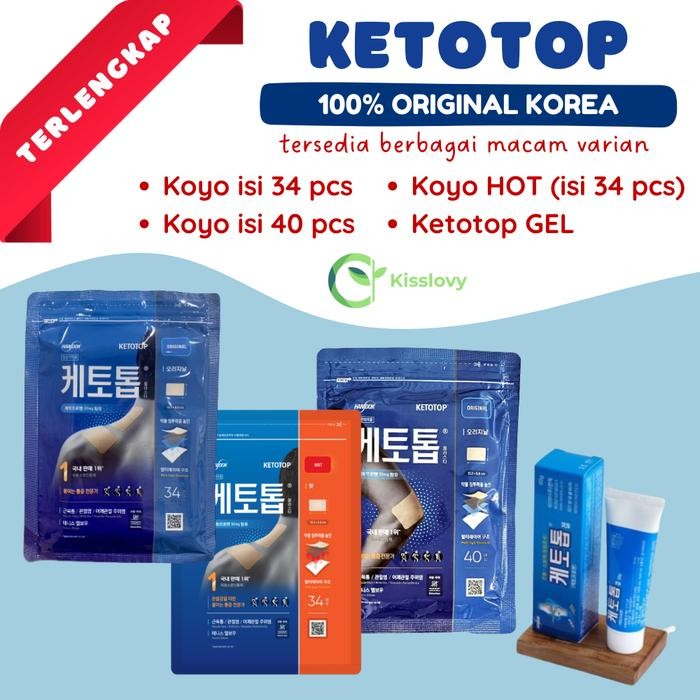 Koyo Ketotop Terlengkap Original 100% Asli Korea