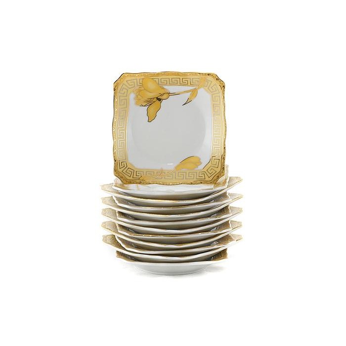 Vicenza Square Dessert Plate Piring Kue Lepek Kotak Kecil B423