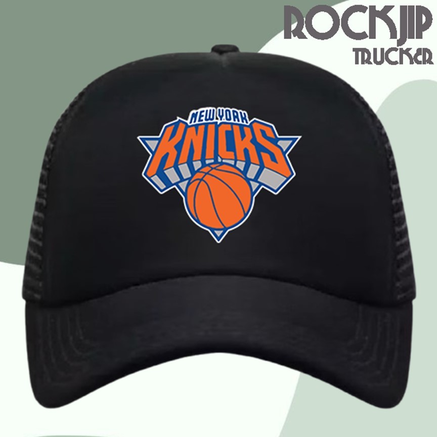 Jual Custom Topi Distro Trucker Jaring Snapback Basket Pria New York Knicks