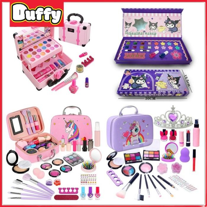 DUFFY TOYSKUROMI MAKE UP ANAK ANAK SET AMAN ASLI / MAKE UP ANAK ANAK BPOM ALAT DANDAN ANAK BISA