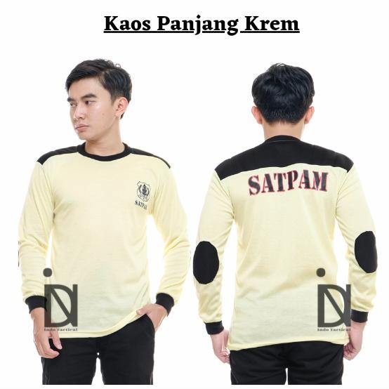 ORIGINAL Baju Kaos Satpam, Kaos Security Krem terbaru kaos satpam security murh READY STOCK