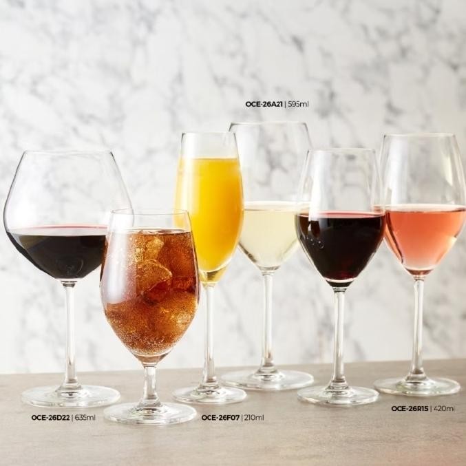 RRShop- Ocean Sante Selections Wine Glass Multipurpose/Premium Wine Glass Bali