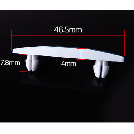 5Pcs Heightening gasket PVC White Replacement UPVC Window Handles Zinc Alloy Window Hardware Door Ha