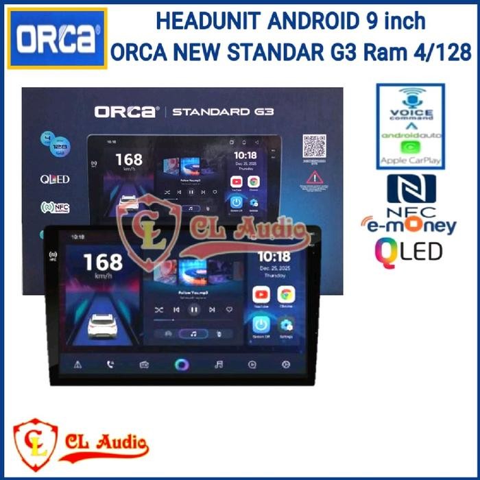 Head Unit Android ORCA 9 Inch OEM Innova reborn
