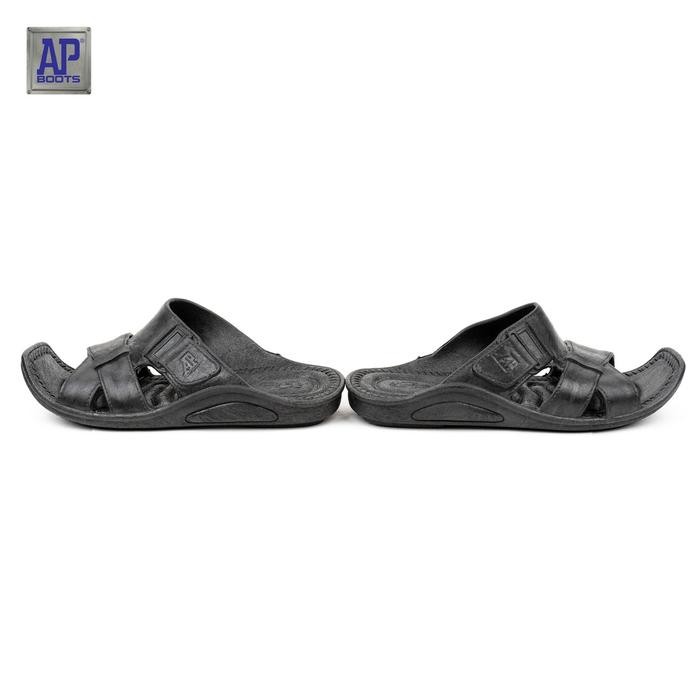 rwci- Ap Boots 989 Hitam - Sandal Selop Karet Sendal Pria
