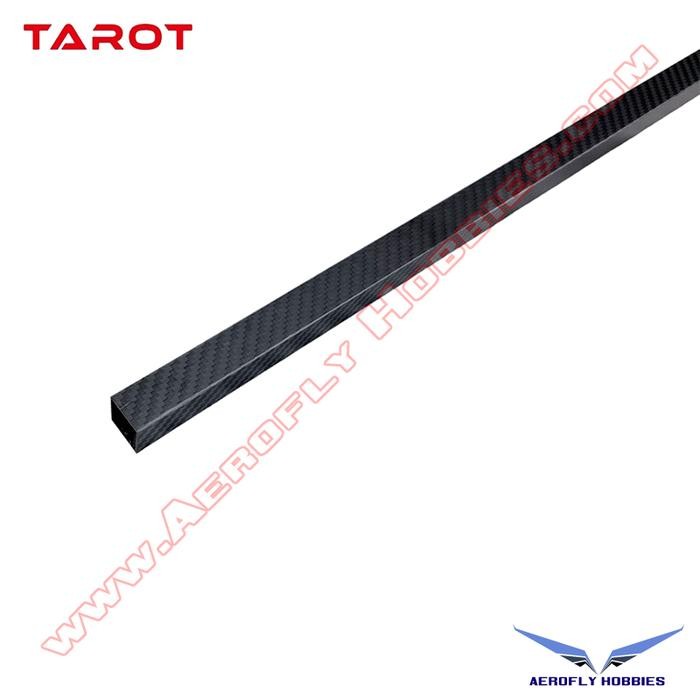 TAROT 20MM X 20MM X 18MM X 1000MM SQUARE 3K MATTE PURE CARBON TUBE