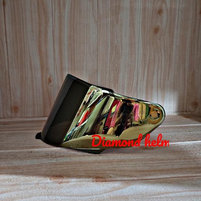 KACA HELM FLAT VISOR KYT TT COURSE IRIDIUM VISOR IRIDIUM TT COURSE