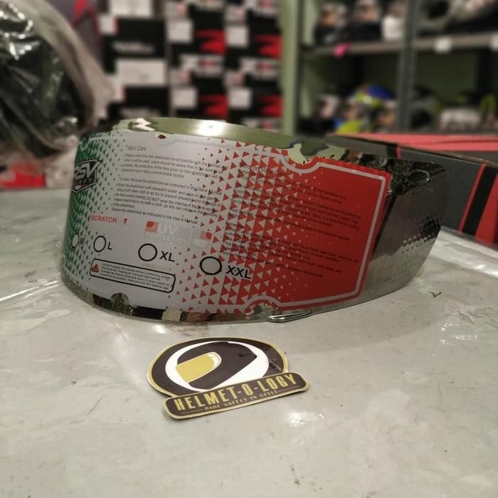 Visor Iridium Silver RSV FF500