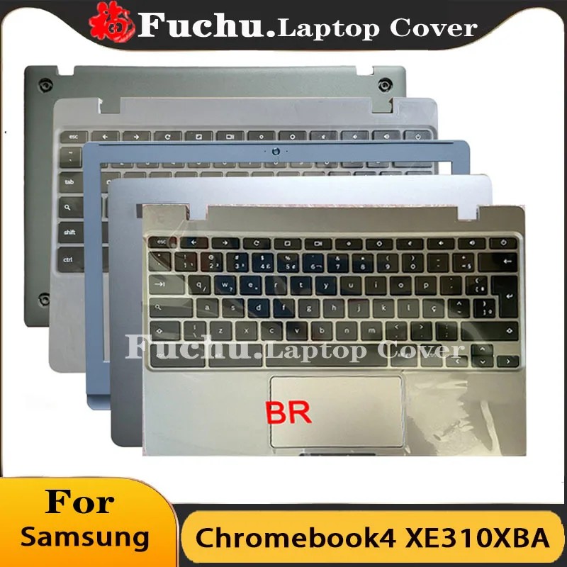 Casing Laptop For Samsung Chromebook4 XE310XBA Laptop top screen back case frame bezel palmrest bott
