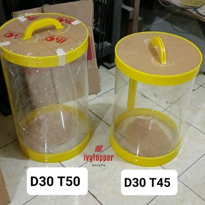 Tabung Es Acrylic D30 T45 30 Liter Minuman Es Buah