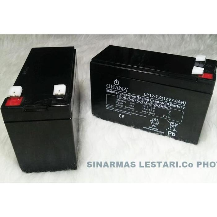 AKI Kering 12Volt OHANA LP12-7.0(12V7.0AH) Recharger