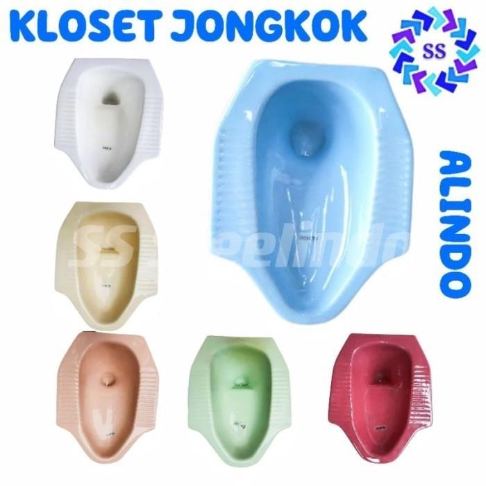 KLOSET JONGKOK ALINDO (PUTIH/BIRU/HIJAU/CREAM/PINK/MAROON)