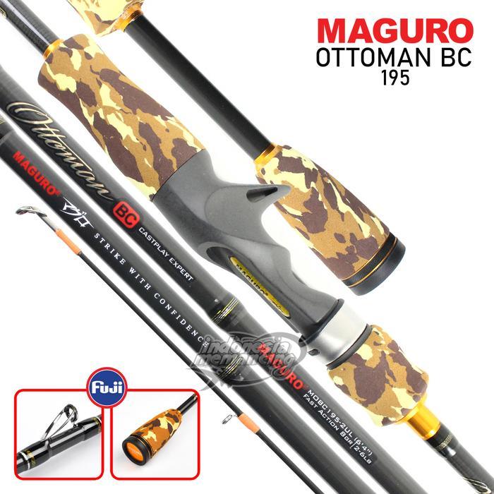 Joran Bait Casting Maguro Ottoman BC MOBC 188-2ML I 195-2UL Panjang 188cm Indonesia Memancing Shop