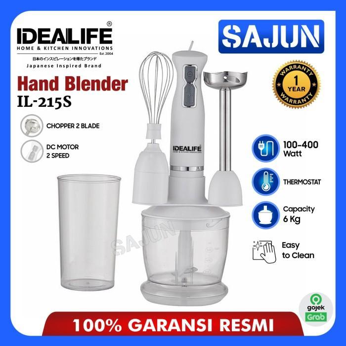 IDEALIFE Hand Blender IL-215S Blender Tangan 2 Speed IL215S
