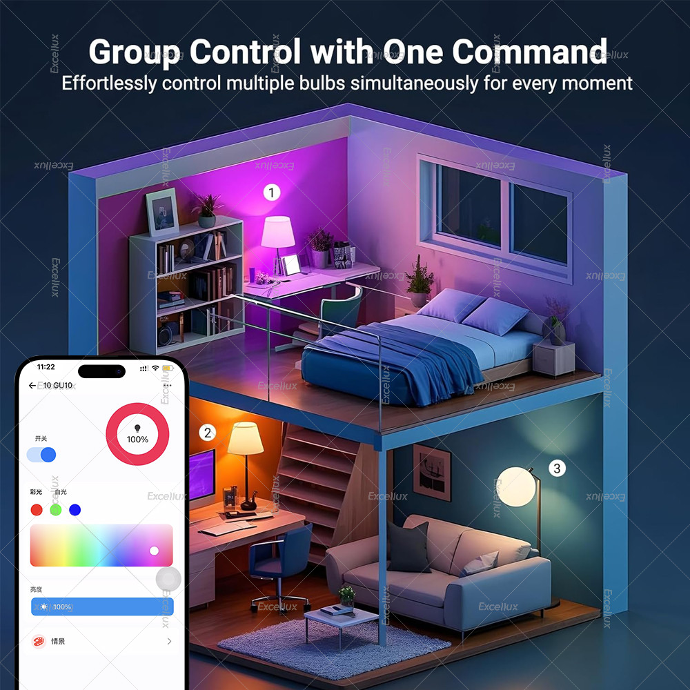 Ewelink GU10 E14 E27 Zigbee Led Bulb WiFi Smart Led Lamp RGB C+W Dimmable Led Light Bulbs Support