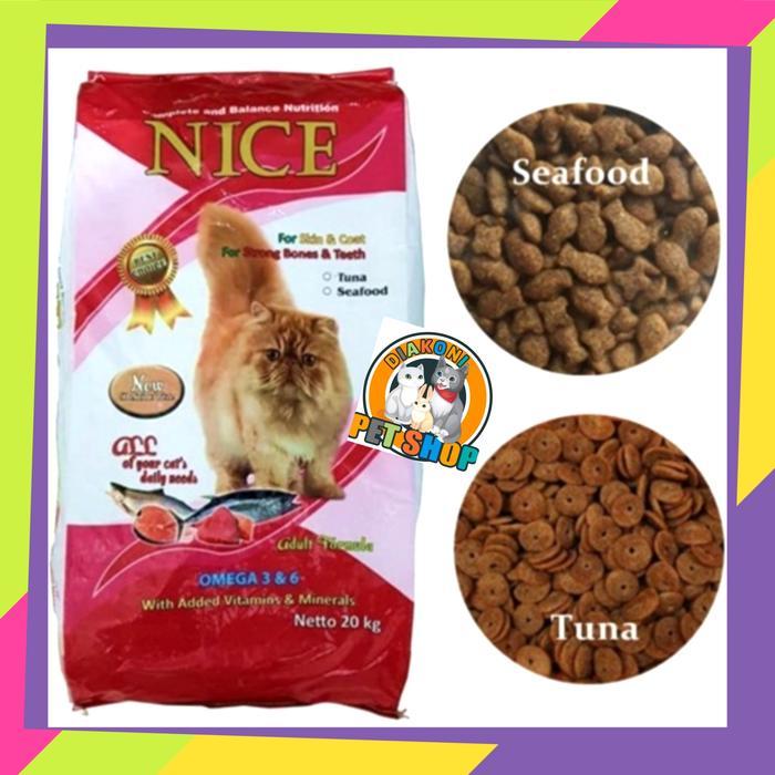 EXPEDISI Makanan kucing Nice Cat Repack 8kg 8 kg No Bolt Cat Ori Cat