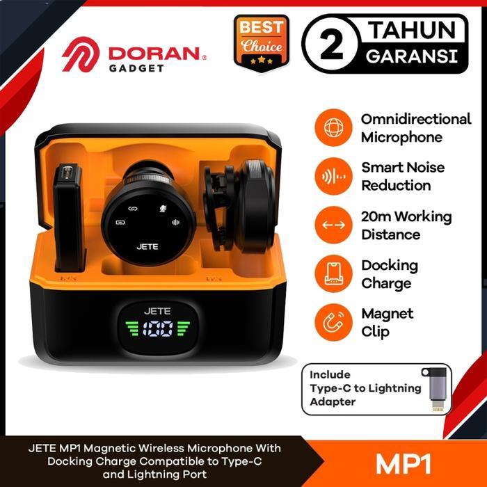 Saramonic - Microphone Wireless MP1 Dual Magnetic Clip On Mic Vlog Type-C With Charging Case