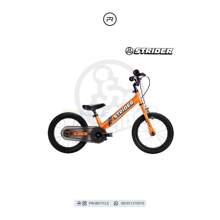 SEPEDA ANAK PUSH BIKE STRIDER - 14X WITH PEDAL KIT - TANGERINE