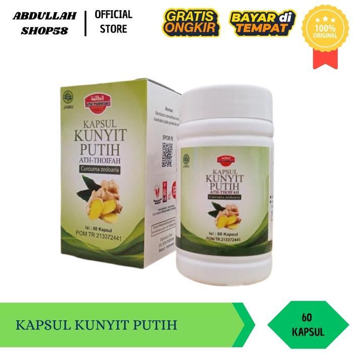 REDAY Terlaris Kapsul Kunyit Putih Ath Thoifah Original Isi 60 Kapsul - Kunyit Putih Kapsul Promo