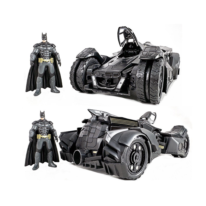 JADA TOYS 1:24 Diecast Model Batman 2015 Arkham Knight - Batmobile with Batman Action Figure JD98037