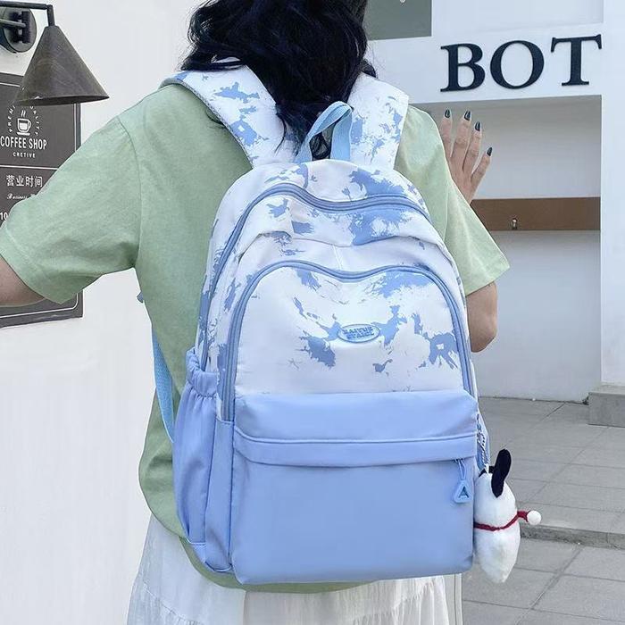 Tas Bahu Anak Perempuan Lucu Siswa Tas Ransel Mumi Ringan Tas Ransel Gaya Perguruan Tinggi Tas