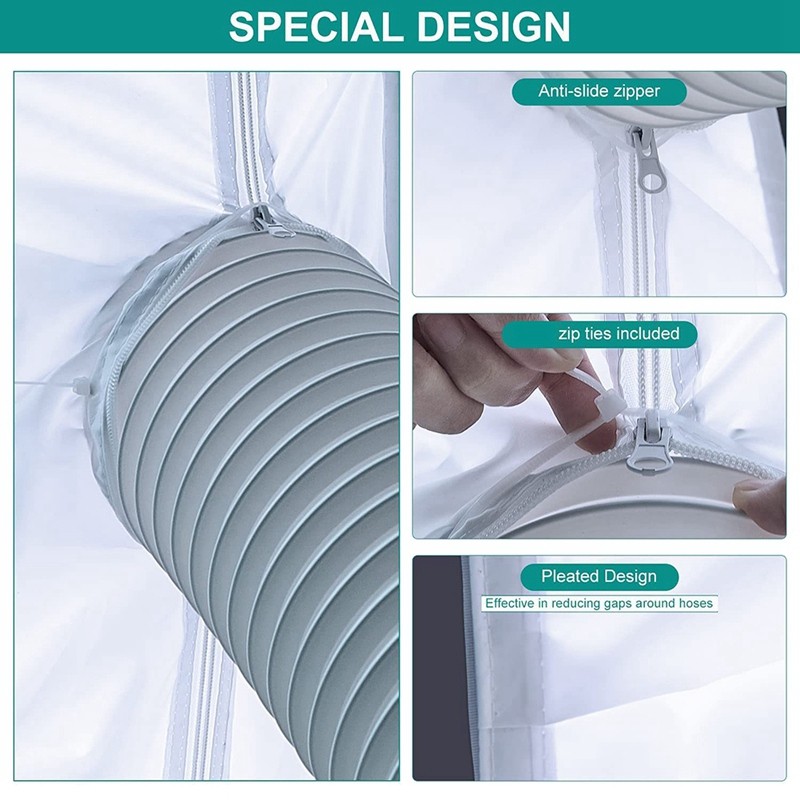 Portable Air Conditioner Parts-Air Conditioner Window Kit-Portable Ac Window Kit-Sliding Door Window