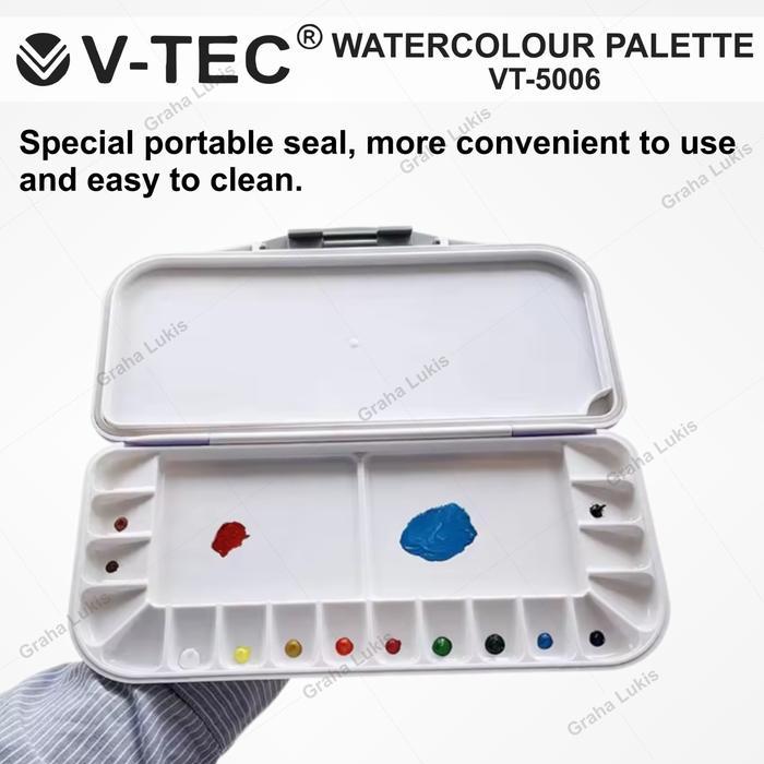 Watercolor Pallete 18 - Palet Cat Air Vt-5006 Terlaris