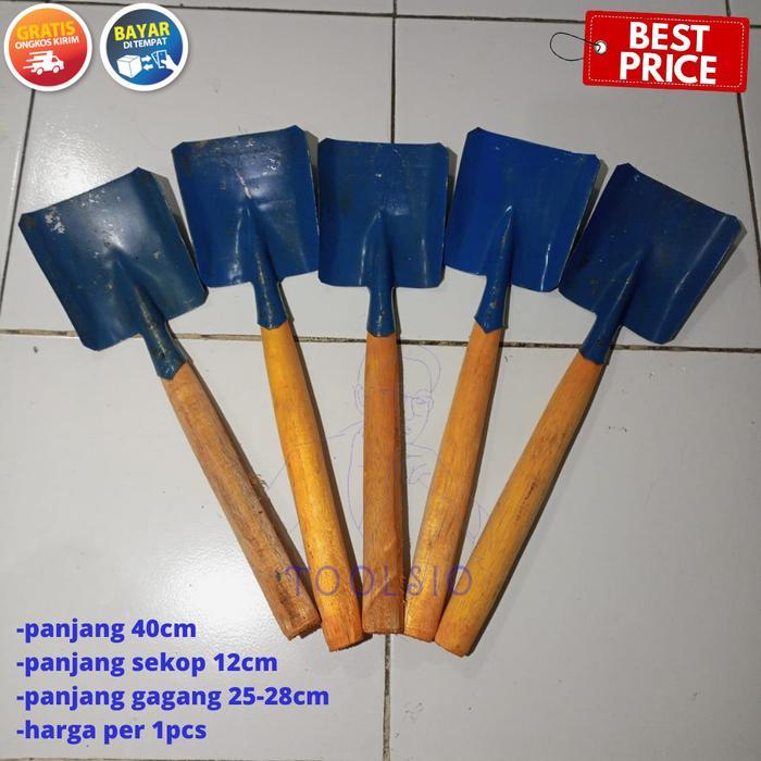 Barkahjualan7 - Paket (Cangkul Mini , Garukan Garpu, Dan Sekop Taman Mini) Kored Pembersih Rumput