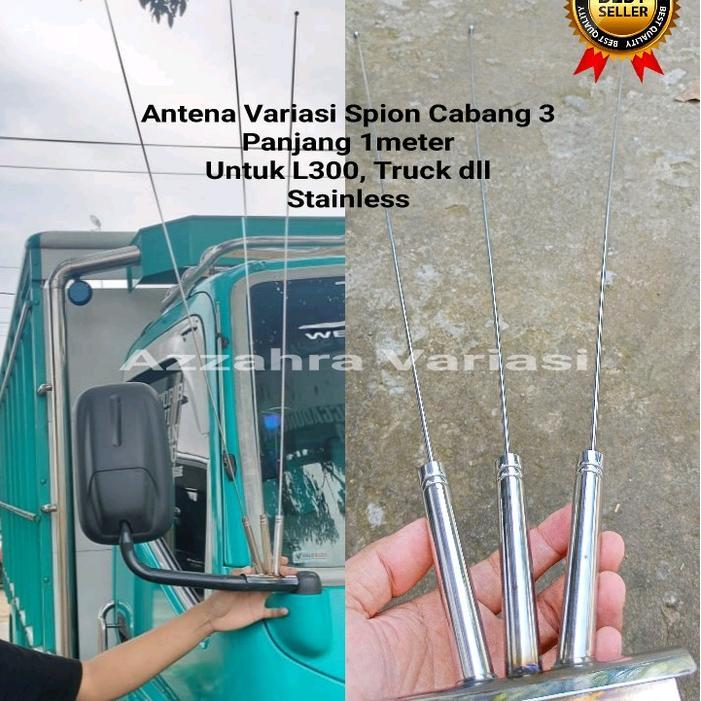 Antena Variasi Truck Pickup L300 Bahan Full Stainless Terbaru 